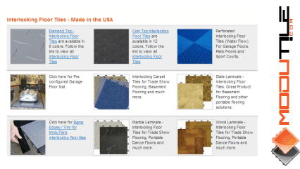 eshop at Modutile's web store for Made in the USA products